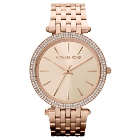 women's gold digital michael kors|michael kors rose gold set.